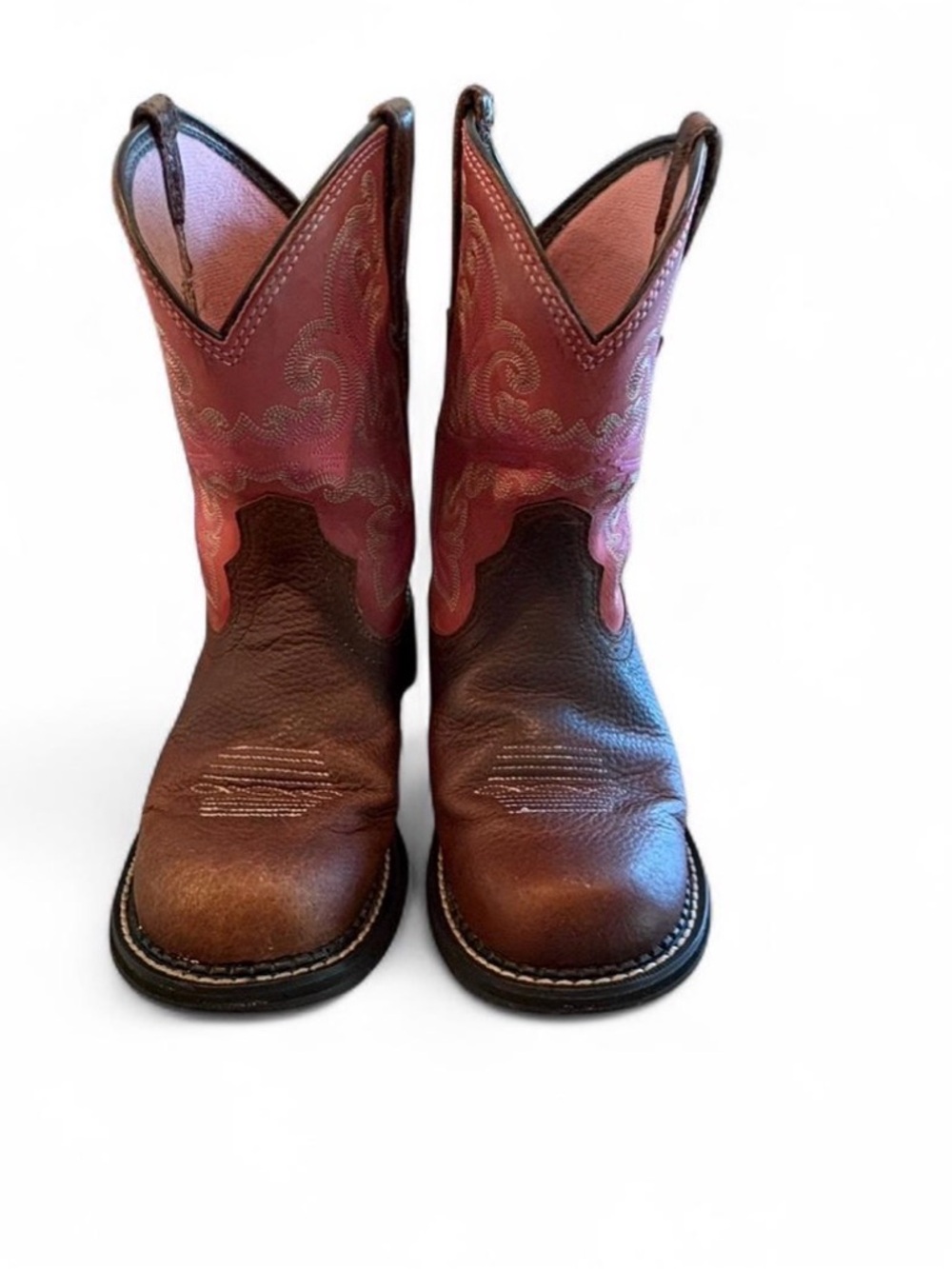 Ariat Brown Leather Interior Label Boot